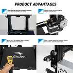 Amazon - Comgrow Creality Ender 3 Impresora 3D Aluminum DIY con Reanudar la función de Impresión 220 x 220 x 250mm
