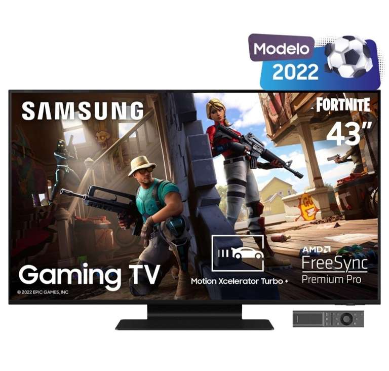 Liverpool: Samsung gaming TV de 43" QN43QN90BAFXZX, 2x HDMI 2.1, 144Hz, 4K, regalo control inalámbrico xbox, BANORTE sin nómina
