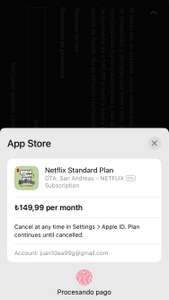Netflix vuelve a facturar en Apple (Turquía)
