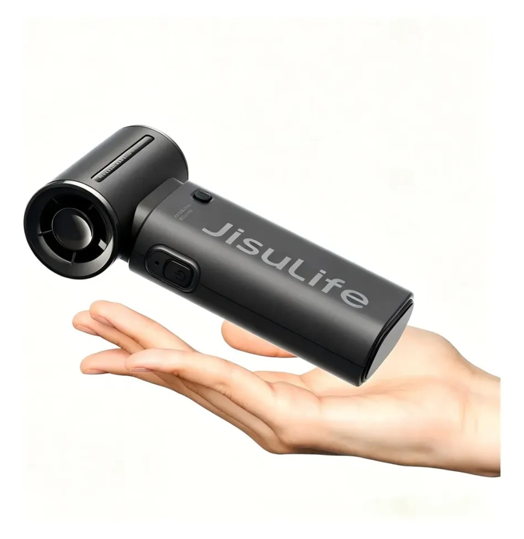 Mercado Libre: Ventilador Portátil de Mano Life9 5000mAh, Mini Ventilador Recargable USB con Turbina de 9 Aspas, 5 Velocidades