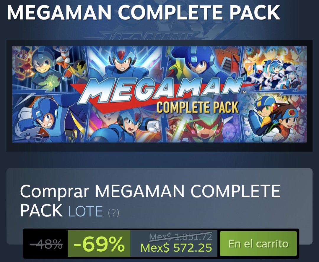 Steam: Mega Man complete pack
