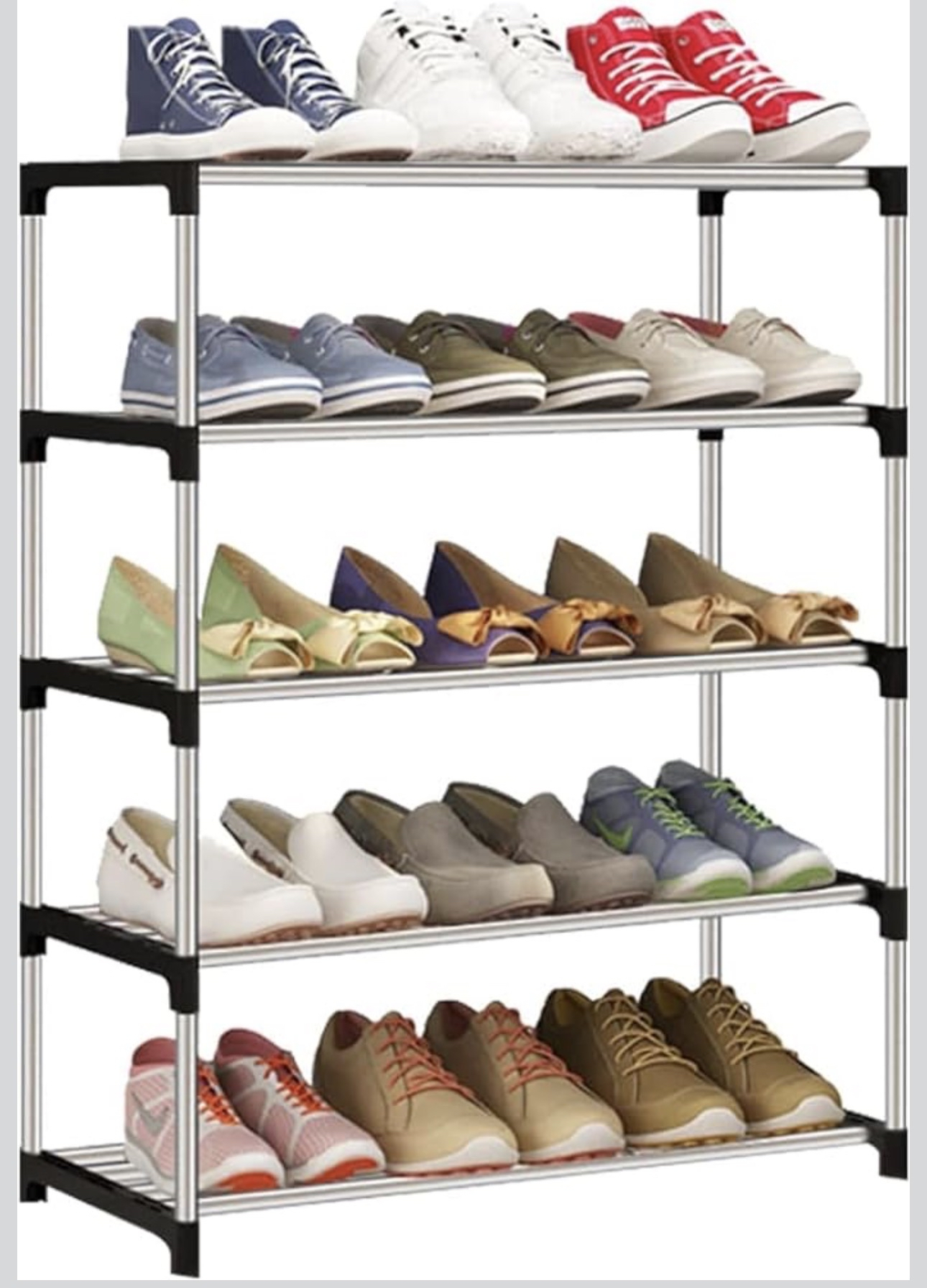 Amazon: Organizador de zapatos