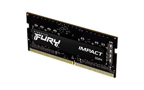Amazon: Memoria Kingston Fury Impact 16GB 3200Mhz DDR4 CL20 SODIMM