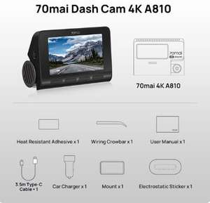 Aliexpress | 70mai 4K Dash Cam A810 versión 2023