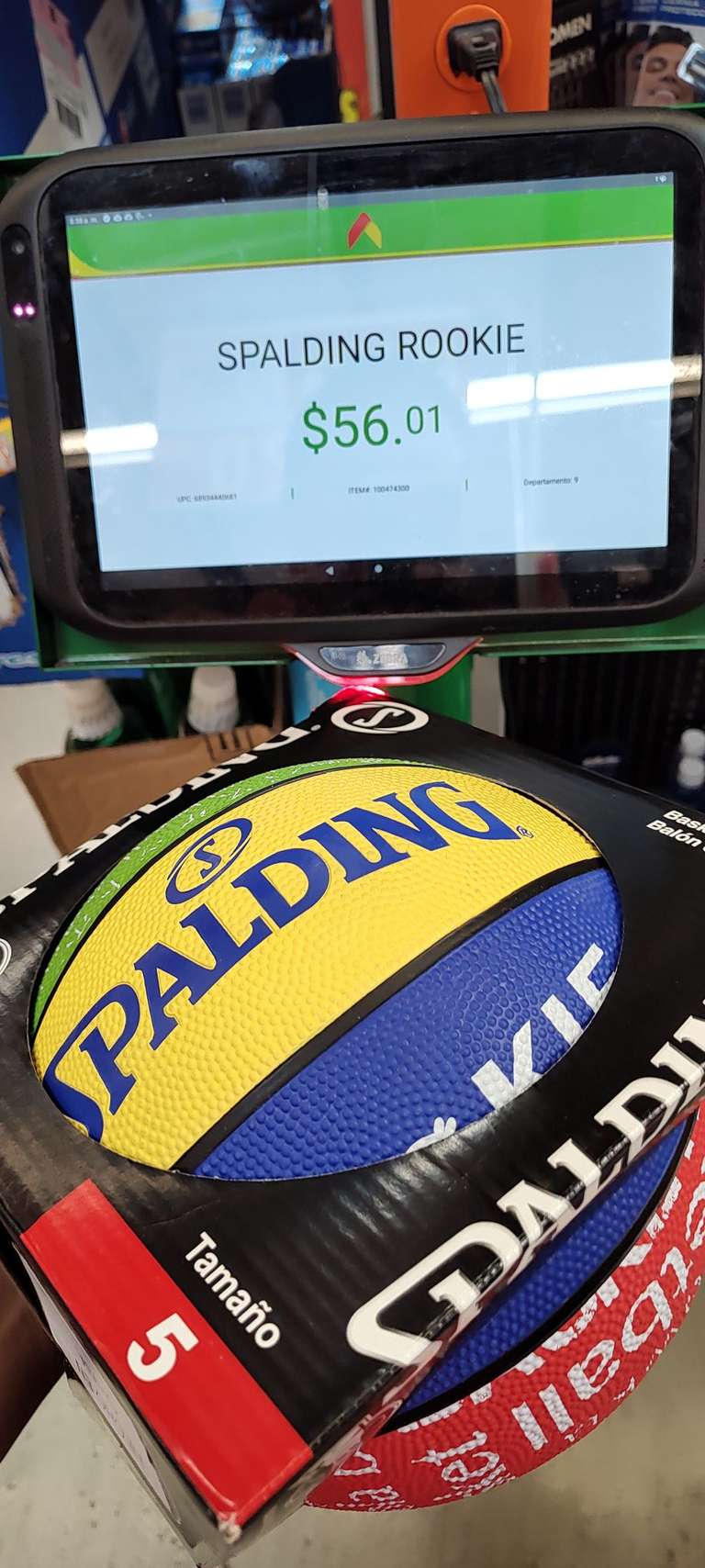 Balón Spalding Basquetbol liquidación Walmart