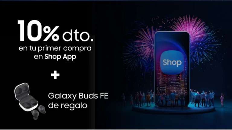 Samsung Store: 10% de descuento en Samsung Store con 1ra compra + Buds FE Gratis