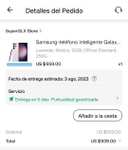 AliExpress: Samsung galaxy s23 ultra 12RAM/256GB envío desde México