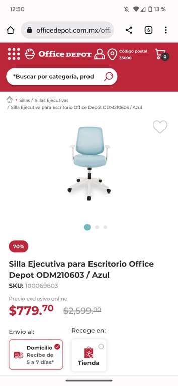 Office Depot: Silla de oficina