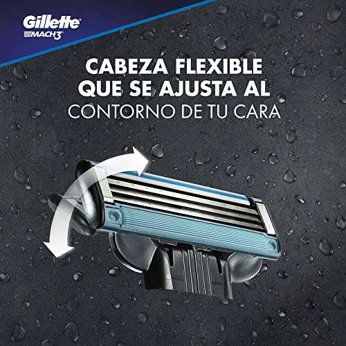Amazon: Gillette 2 Repuestos para Afeitar Mach3.
