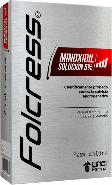 Amazon: Folcress Solución Minoxidil 5%