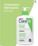 Amazon: CeraVe Limpiadora Hidratante, para piel seca, tamaño grande 473 ml