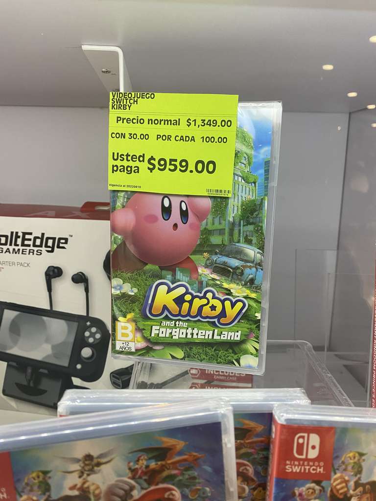 La Comer Tecnológico Metepec: Kirby and the forgotten land para Nintendo Switch