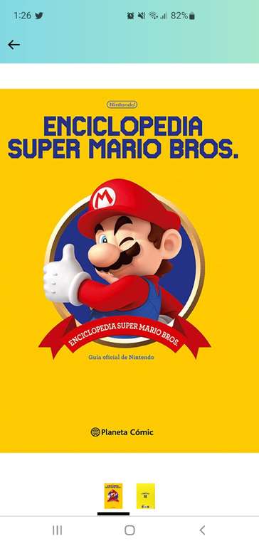 Amazon: Enciclopedia Súper Mario Bros 30ta aniversario, $486