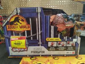 Soriana Córdoba, Veracruz. Jurassic World Ultimate Supreme Pyroraptor de $1,999 a $600