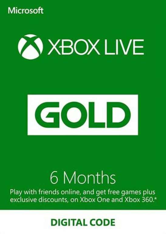 Eneba: Xbox Live Gold 6 meses (Turquía)