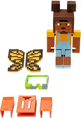 Amazon: MINECRAFT Creator Series Figura con Alas Mariposa Amarilla Juguete para niños | envío gratis con Prime