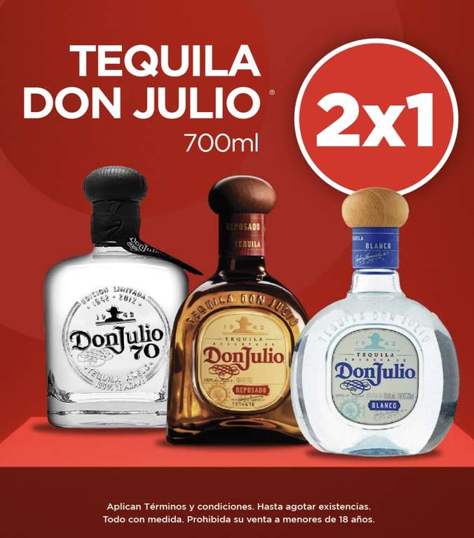 Circle K: 2x1 en Tequilas Don Julio