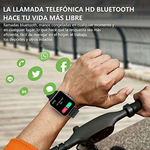 Amazon Smartwatch Salandens puedes tomar llamadas desde el reloj