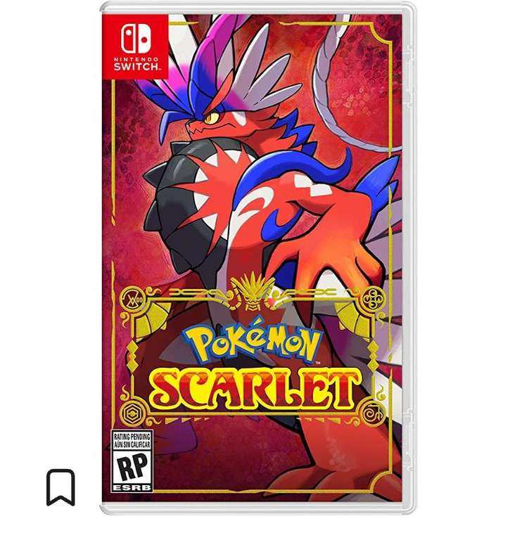 Amazon Japón: Pokémon Scarlet para Nintendo Switch