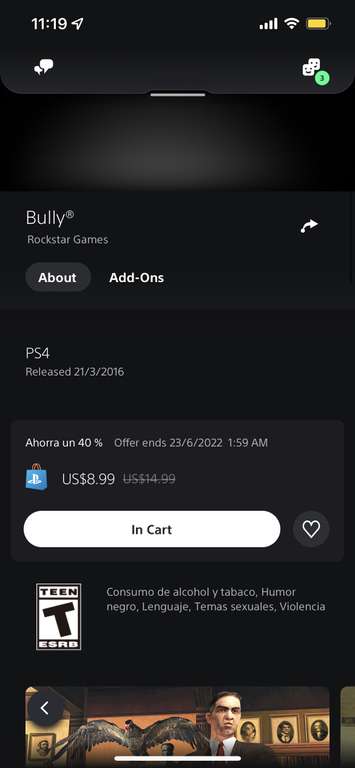PlayStation Bully para PS4 digital