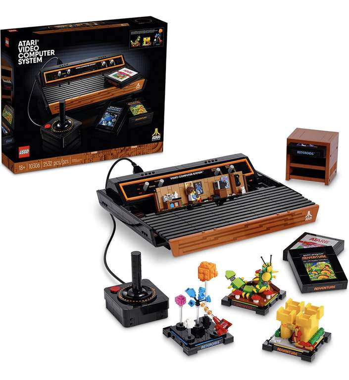 Amazon: LEGO Set de Juguetes de construccion Icons 10306 Atari 2600 2532 Piezas