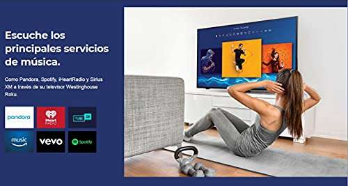 Amazon: onn. Television 100012587 de 65” LED 4K con HDR UltraHD Smart TV Compatible con Alexa