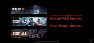 [PS5 y XBOX SERIES X/S] Resident Evil 2 3 (Remake) y VII Update Gratis a version Next Gen