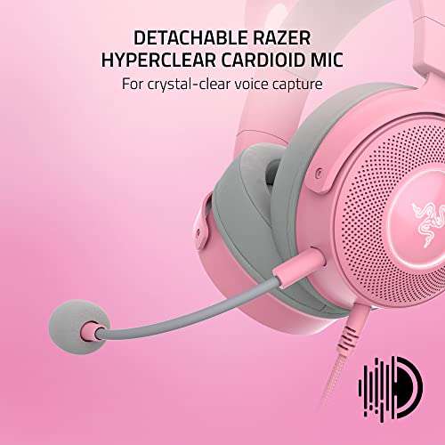 Amazon: Razer Kraken Kitty V2 Pro - Auriculares RGB con cable