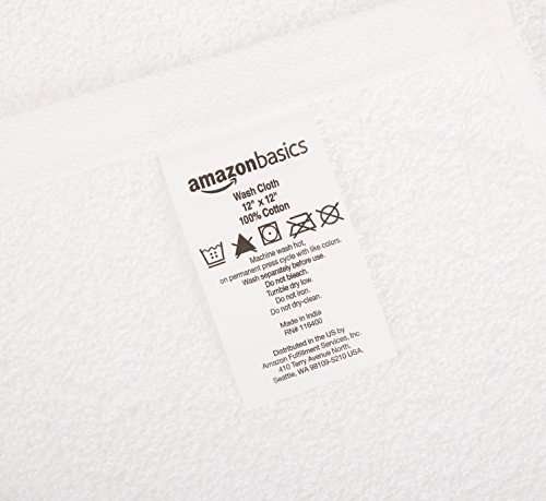 Amazon Basics | Paquete de 24 Tollas de algodón con Envío Gratis Prime
