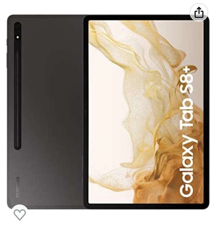Amazon: SAMSUNG Galaxy Tab S8+ 128GB con BANORTE