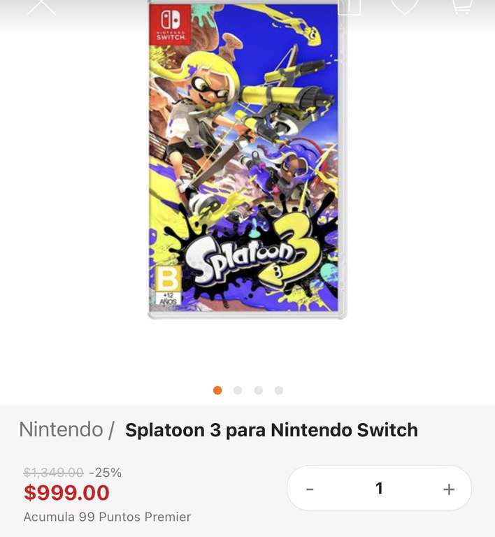 Linio: Splatoon 3 Nintendo Switch