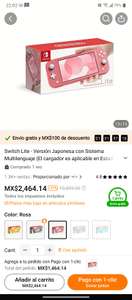 Temu: Nintendo Switch Lite Rosa