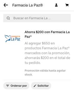 Descuento 200$ Farmacia La Paz