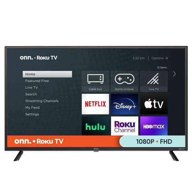 Amazon: Onn 40" LED Class FHD 1080p Smart TV Reacondicionada