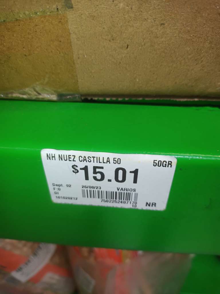 Bodega Aurrerá Nuez de Castilla a solo $15