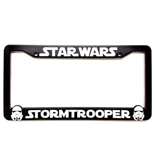 Amazon: 2 Marcos de matrícula de Star Wars Storm Troopers, letras en relieve en 3D