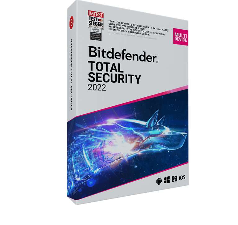 Bitdefender Total Security. 180 días Gratis para los que todavía usan Antivirus (Hasta para 5 dispositivos. Móvil-pc) | Clientes nuevos