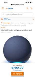 Chedraui: Alexa echo dot 5 color negro $790