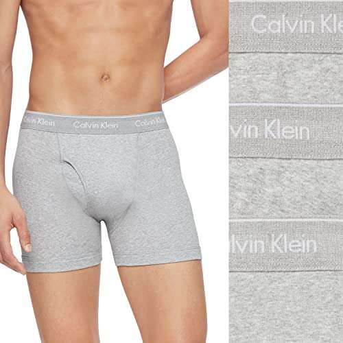 Amazon: Calvin Klein Ropa Interior de algodón clásico Paquete de 3 Calzoncillos Tipo Calzones Ropa Interior de Hombres para para Hombre