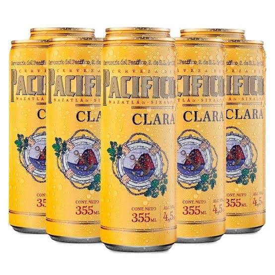 Beerhouse : Cerveza pacifico 24 pack de 355ml clara y suave