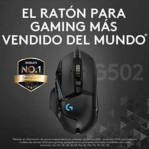Amazon: Logitech G502 Hero Mouse Gaming con cable