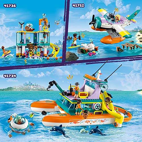 Amazon: LEGO Friends: Barco de Rescate Maritimo (717 Piezas)