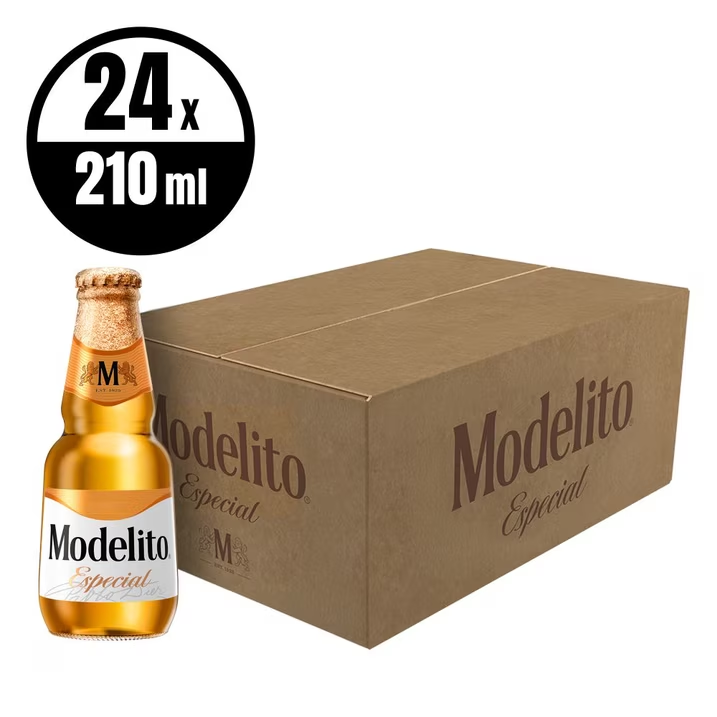 Walmart: Cerveza Modelo Especial 24 pack 210 ml c/u (MODELITO)