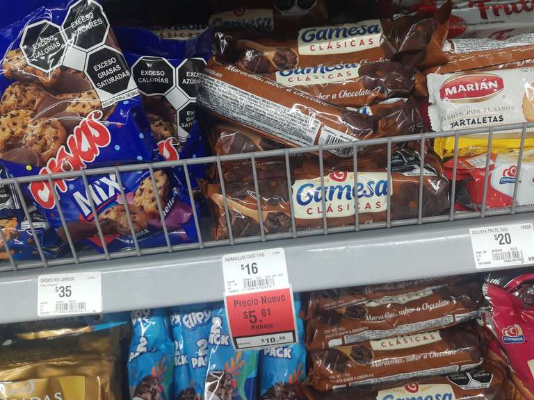 Walmart: galletas elgorriaga chocolate $0.01 y maravillas chocolate $5.61