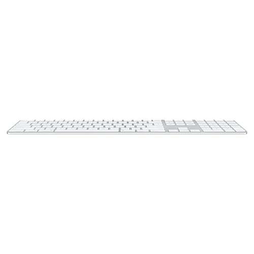 Amazon: Apple Magic Keyboard con Touch ID y Teclado numérico (para Mac con Chip de Español - Color Plata Bluetooth, USB-C