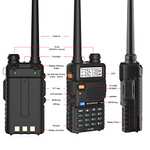 Amazon: BaoFeng UV-5R - Radio bidireccional de doble banda, color negro