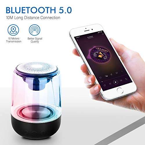 Amazon: Bocina Bluetooth 5.0 portátil