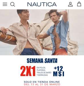Nautica 2x1 en Polos, Playeras, Bermudas y TdB