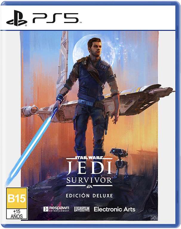 Jedi Survivor Deluxe para PS5 físico en Liverpool