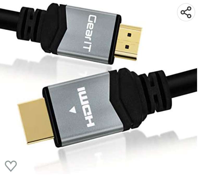 Amazon: Cable HDMI 2.1 de 3metros | envío gratis con Prime